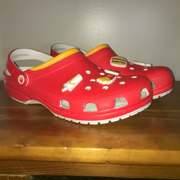 Crocs classic limited edition red Ronald McDonald’s clog - Picture 14 of 16